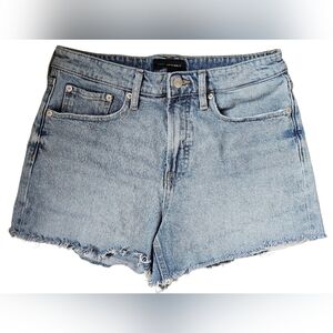 Free Assembly Light Blue Jean Cut Off Shorts, With Raw Hem, Size 8, Like New!